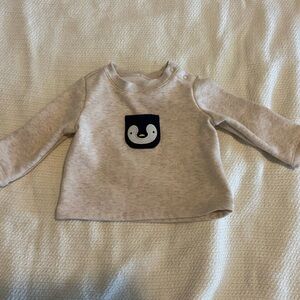 Baby gap penguin sweatshirt